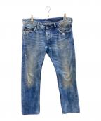 DIESELディーゼル）の古着「デニムパンツ」｜ブルー