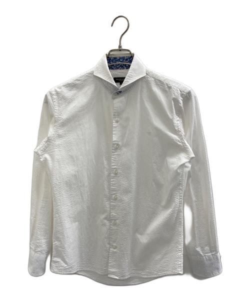 BLACK LABEL CRESTBRIDGE（ブラックレーベル クレストブリッジ）BLACK LABEL CRESTBRIDGE (ブラックレーベル クレストブリッジ) 長袖シャツ ホワイト サイズ:Ｓの古着・服飾アイテム