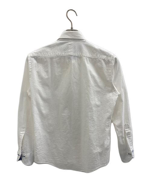 BLACK LABEL CRESTBRIDGE（ブラックレーベル クレストブリッジ）BLACK LABEL CRESTBRIDGE (ブラックレーベル クレストブリッジ) 長袖シャツ ホワイト サイズ:Ｓの古着・服飾アイテム