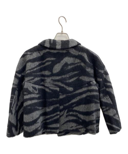 SEE BY CHLOE（シーバイクロエ）SEE BY CHLOE (シーバイクロエ) ウールジャケット グレー×ブラック サイズ: USA 4の古着・服飾アイテム