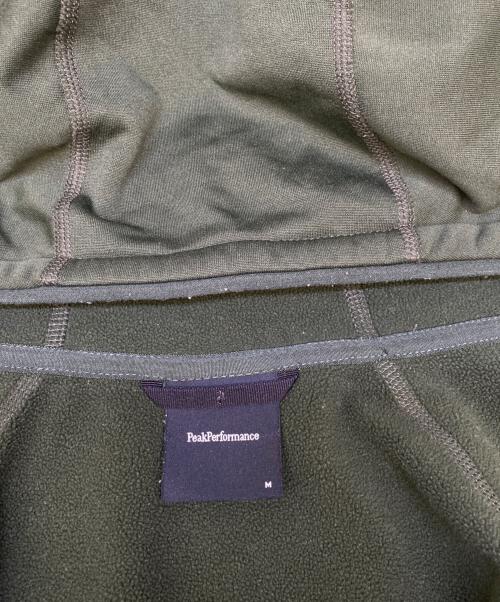 Peak Performance（ピーク・パフォーマンス）Peak Performance (ピーク・パフォーマンス) Chill Zip Hood グリーン サイズ:Ｍの古着・服飾アイテム