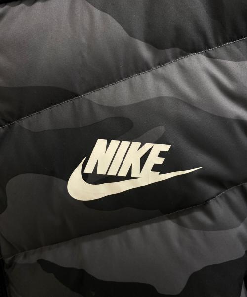NIKE（ナイキ）NIKE (ナイキ) Fill Down Windrunner AOP Hoodie JKT グレー サイズ:Lの古着・服飾アイテム