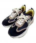 TORY BURCHトリーバーチ）の古着「GOOD LUCK TRAINER」｜ブラック×ベージュ