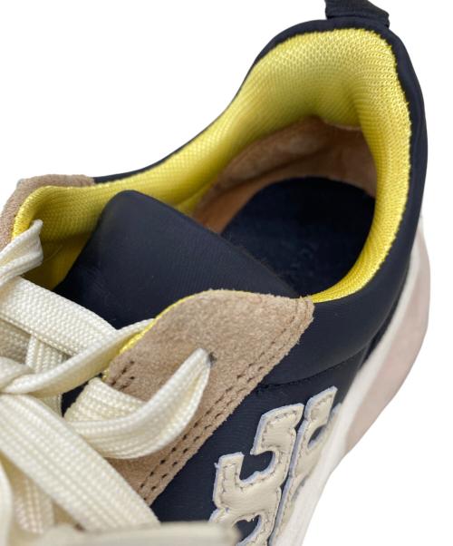 TORY BURCH（トリーバーチ）TORY BURCH (トリーバーチ) GOOD LUCK TRAINER ブラック×ベージュ サイズ:6 1/2Mの古着・服飾アイテム