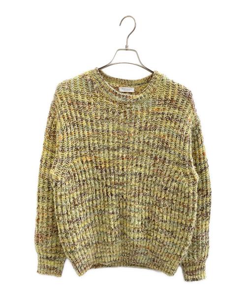 BEAUTY&YOUTH UNITED ARROWS（ビューティーアンドユースユナイテッドアローズ）BEAUTY&YOUTH UNITED ARROWS (ビューティーアンドユースユナイテッドアローズ) 畦ミックスカラークルーネックニットプルオーバー マルチカラー サイズ:Freeの古着・服飾アイテム