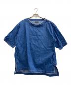 s'yteサイト）の古着「8OZ DENIM OPEN-SHOULDER SHIRT」｜ブルー
