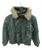 ALPHA INDUSTRIESアルファインダストリーズ）の古着「N-2B」｜カーキ