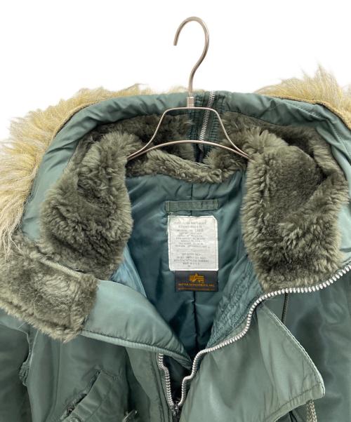 ALPHA INDUSTRIES（アルファインダストリーズ）ALPHA INDUSTRIES (アルファインダストリーズ) N-2B カーキ サイズ:SIZE Lの古着・服飾アイテム