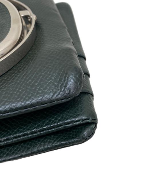 ED ROBERT JUDSON（エド ロバート ジャドソン）ED ROBERT JUDSON (エド ロバート ジャドソン) FRAME HALF WALLET グリーンの古着・服飾アイテム