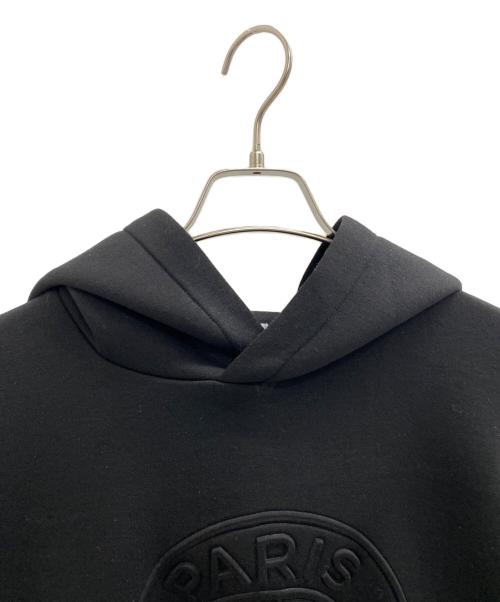 EDIFICE（エディフィス）EDIFICE (エディフィス) PSG (パリ・サンジェルマンFC) LIGHT SWEAT HOODY ブラック サイズ:Lの古着・服飾アイテム