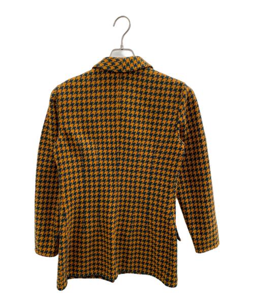 VALENTINO（ヴァレンティノ）VALENTINO (ヴァレンティノ) ウールジャケット グリーン×オレンジ サイズ:8の古着・服飾アイテム