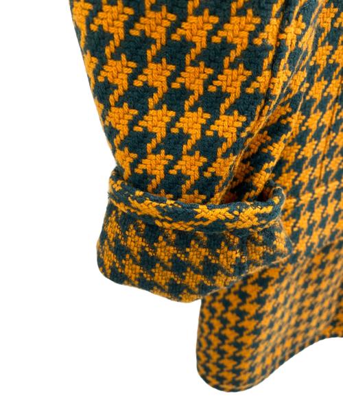 VALENTINO（ヴァレンティノ）VALENTINO (ヴァレンティノ) ウールジャケット グリーン×オレンジ サイズ:8の古着・服飾アイテム