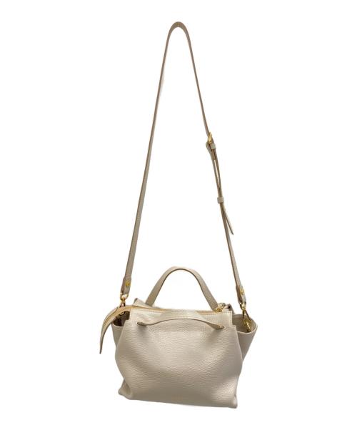 GIANNI CHIARINI（ジャンニ キアリーニ）GIANNI CHIARINI (ジャンニ キアリーニ) 2WAYショルダーバッグ ベージュの古着・服飾アイテム