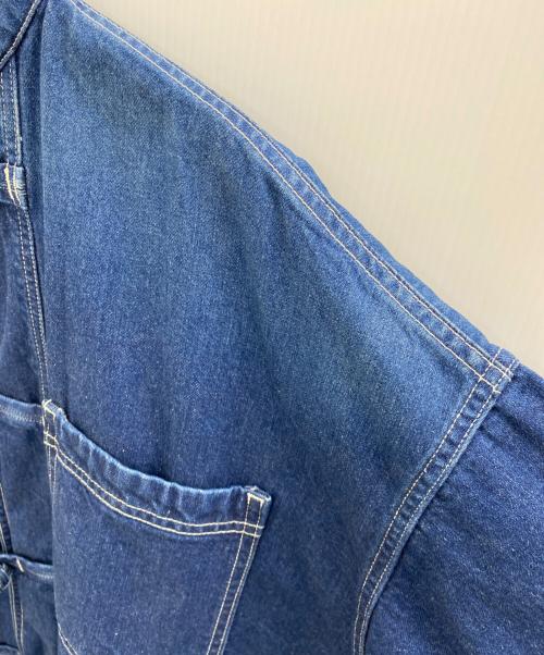 FreshService（フレッシュサービス）FreshService (フレッシュサービス) DENIM KUNG-FU COVERALL ネイビー サイズ:Lの古着・服飾アイテム
