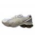 asics (アシックス) スニーカー ベージュ×ホワイト サイズ:27.5cm 未使用品：15000円