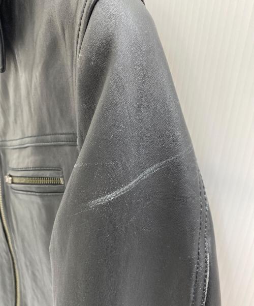 JACKROSE（ジャックローズ）JACKROSE (ジャックローズ) レザーライダースジャケット ブラック サイズ:3の古着・服飾アイテム
