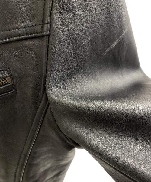 JACKROSE（ジャックローズ）JACKROSE (ジャックローズ) レザーライダースジャケット ブラック サイズ:3の古着・服飾アイテム