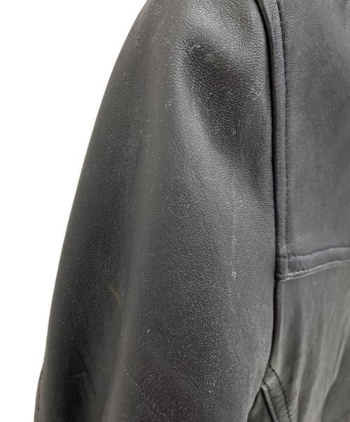 JACKROSE（ジャックローズ）JACKROSE (ジャックローズ) レザーライダースジャケット ブラック サイズ:3の古着・服飾アイテム