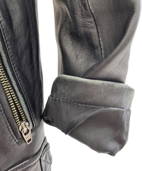 JACKROSE（ジャックローズ）JACKROSE (ジャックローズ) レザーライダースジャケット ブラック サイズ:3の古着・服飾アイテム