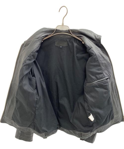 JACKROSE（ジャックローズ）JACKROSE (ジャックローズ) レザーライダースジャケット ブラック サイズ:3の古着・服飾アイテム