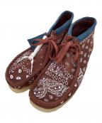 CLARKS ORIGINALSクラークス オリジナルズ）の古着「ワラビーブーツ」｜レッド