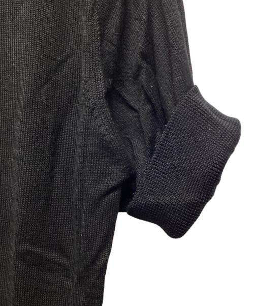 rencontrant（レンコントラント）rencontrant (レンコントラント) 半袖ニット ブラック サイズ:Sの古着・服飾アイテム