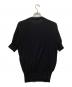 rencontrant (レンコントラント) 半袖ニット ブラック サイズ:S：12000円