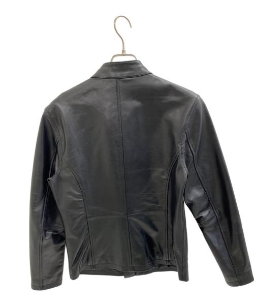 sergio（セルジオ）sergio (セルジオ) シングルライダースジャケット ブラック サイズ:Ｍの古着・服飾アイテム