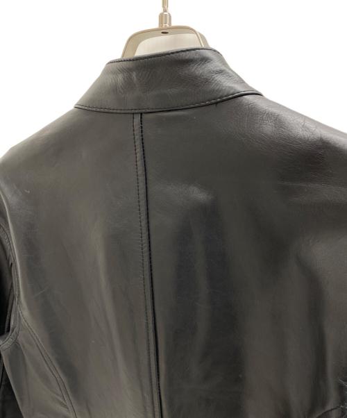 sergio（セルジオ）sergio (セルジオ) シングルライダースジャケット ブラック サイズ:Ｍの古着・服飾アイテム