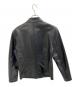 sergio (セルジオ) シングルライダースジャケット ブラック サイズ:Ｍ：8000円