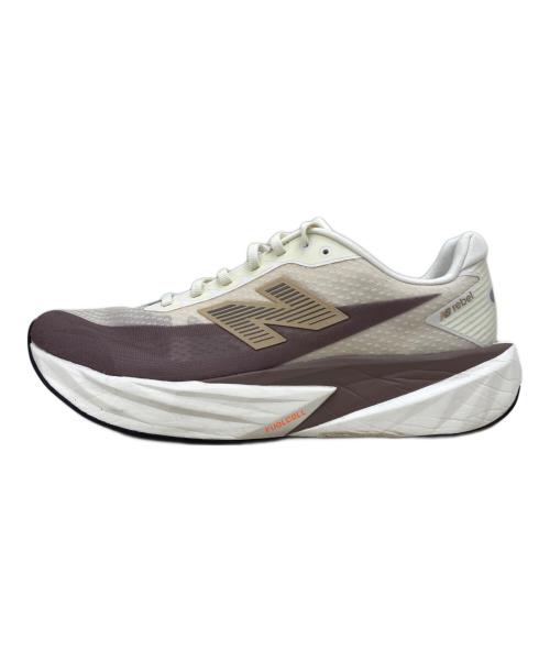 NEW BALANCE（ニューバランス）NEW BALANCE (ニューバランス) ランニングシューズ ブラウン×ホワイト サイズ:28.5cmの古着・服飾アイテム