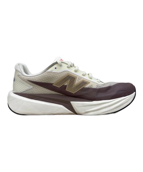 NEW BALANCE（ニューバランス）NEW BALANCE (ニューバランス) ランニングシューズ ブラウン×ホワイト サイズ:28.5cmの古着・服飾アイテム