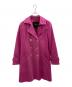 COACH（コーチ）の古着「トレンチコート」｜ショッキングピンク