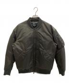 +Jプラスジェイ）の古着「ハイブリッドダウンオーバーサイズMA-1」｜カーキ