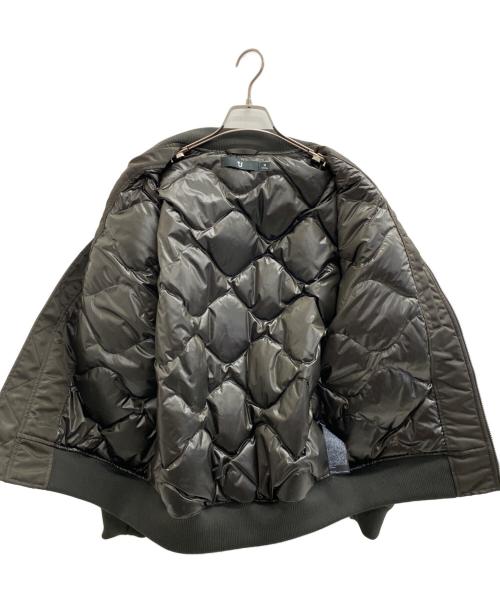 +J（プラスジェイ）+J (プラスジェイ) ハイブリッドダウンオーバーサイズMA-1 カーキ サイズ:Ｍの古着・服飾アイテム