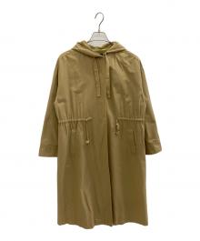 N.（エヌドット）の古着「フーデッドコート」｜ベージュ