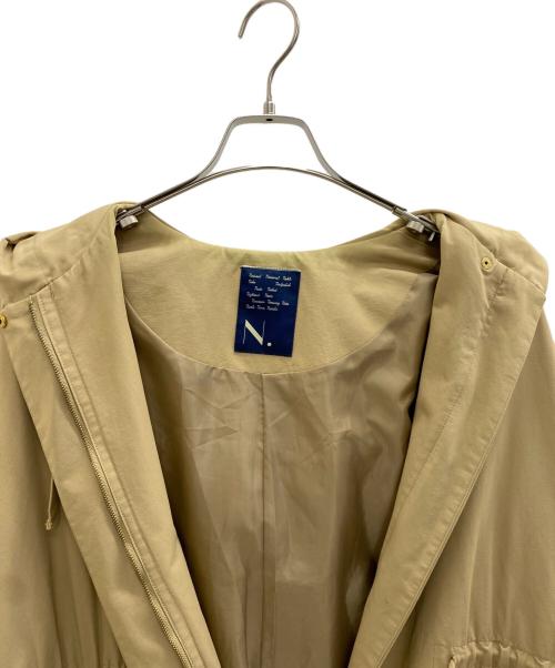 N.（エヌドット）N. (エヌドット) フーデッドコート ベージュ サイズ:Mの古着・服飾アイテム