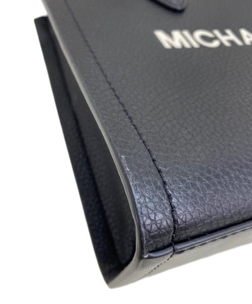MICHAEL KORS（マイケル・コース）MICHAEL KORS (マイケル・コース) 2WAYショルダーバッグ ブラックの古着・服飾アイテム