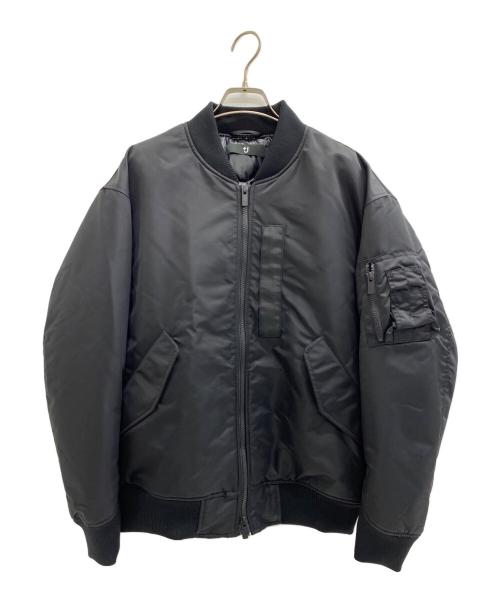 UNIQLO+J（ユニクロ プラスジェイ）UNIQLO+J (ユニクロ プラスジェイ) ハイブリッドダウンオーバーサイズMA-1　2026年+J復刻モデル ブラック サイズ:Mの古着・服飾アイテム