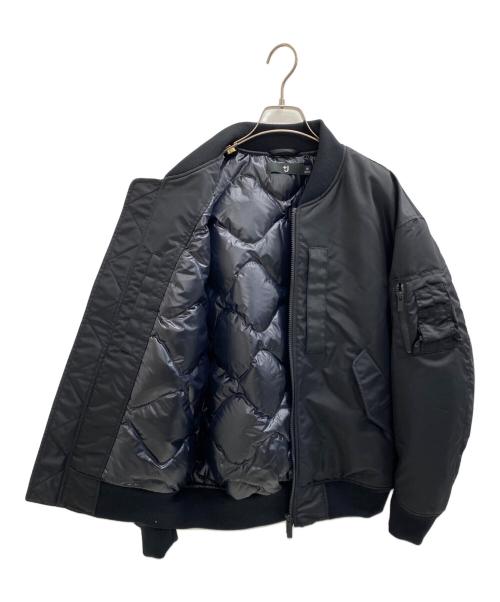 UNIQLO+J（ユニクロ プラスジェイ）UNIQLO+J (ユニクロ プラスジェイ) ハイブリッドダウンオーバーサイズMA-1　2026年+J復刻モデル ブラック サイズ:Mの古着・服飾アイテム