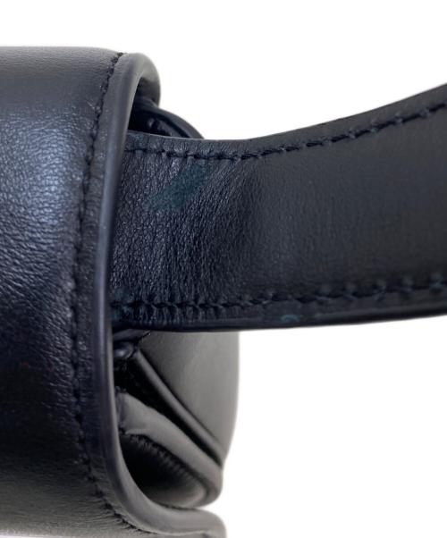 DIESEL（ディーゼル）DIESEL (ディーゼル) レザーショルダーバッグ ブラックの古着・服飾アイテム