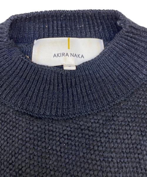 AKIRA NAKA（アキラナカ）AKIRA NAKA (アキラナカ) Frieda Knit Pullover ブラック×ブラウン サイズ:2の古着・服飾アイテム