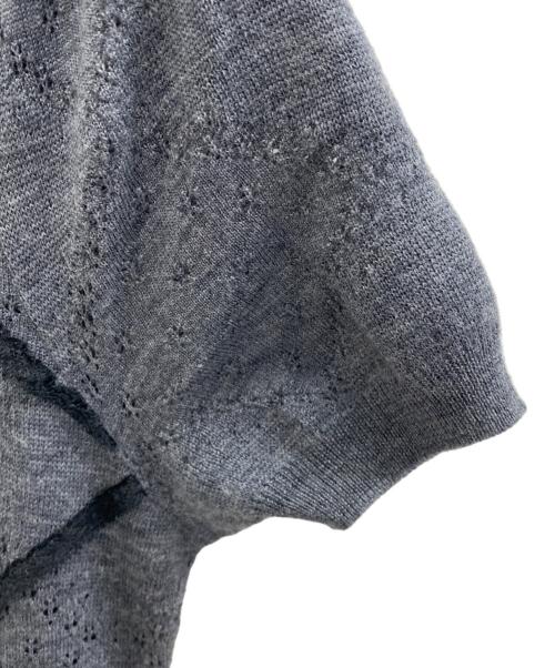 RED VALENTINO（レッドヴァレンティノ）RED VALENTINO (レッドヴァレンティノ) ニットワンピース グレー サイズ:Sの古着・服飾アイテム