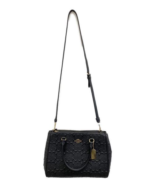 COACH（コーチ）COACH (コーチ) 2WAYバッグ ブラックの古着・服飾アイテム