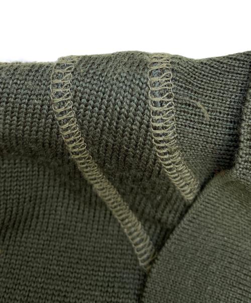 JUNIOR GAULTIER（ジュニアゴルチエ）JUNIOR GAULTIER (ジュニアゴルチエ) 薄手ニット カーキ サイズ:Ｍの古着・服飾アイテム