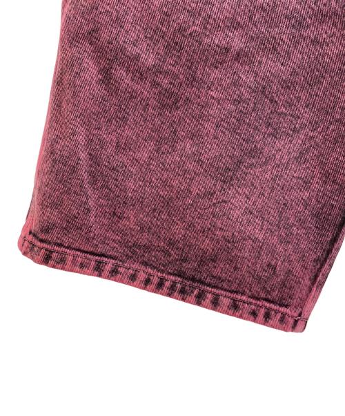 Carhartt WIP（カーハート ワーク イン プログレス）Carhartt WIP (カーハート ワーク イン プログレス) ショート・ペインターデニムパンツ ピンク サイズ:W28の古着・服飾アイテム