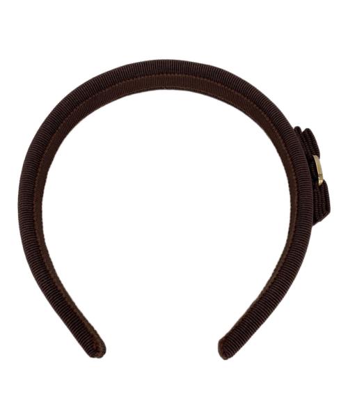 Ferragamo（フェラガモ）Ferragamo (フェラガモ) カチューシャ ブラウン 未使用品の古着・服飾アイテム