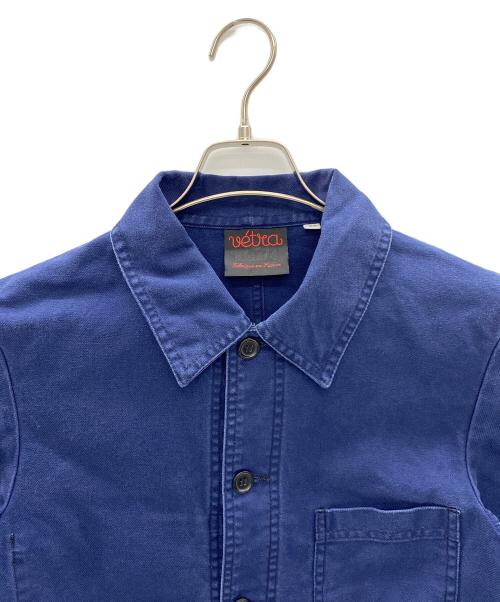 VETRA（ベトラ）VETRA (ベトラ) ユーロカバーオールジャケット ネイビー サイズ:40の古着・服飾アイテム