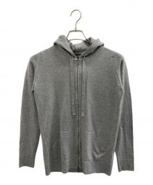 JOHN SMEDLEY（ジョンスメドレー）の古着「ニットパーカー」｜グレー
