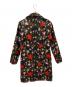 NO ID. (ノーアイディー) Flower Print Trench Coat ブラック サイズ:1 未使用品：5000円